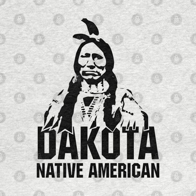 DAKOTA Native American T-Shirt by comancha